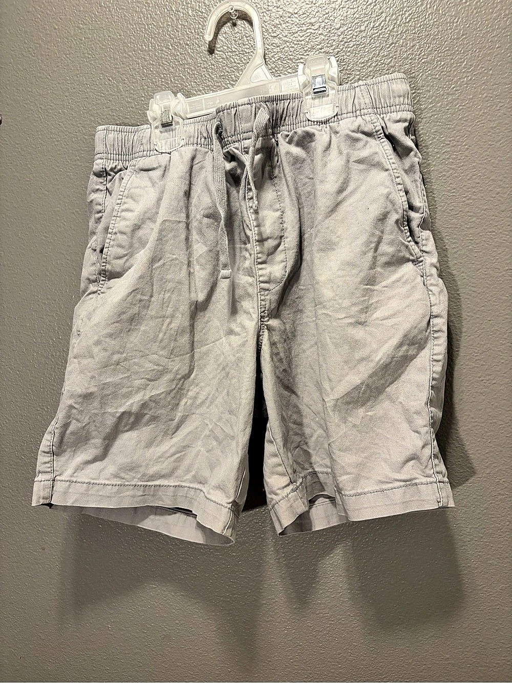Old Navy Mens Small Greyscale 7 Inch Built-In Flex Jogger Shorts Drawstring S